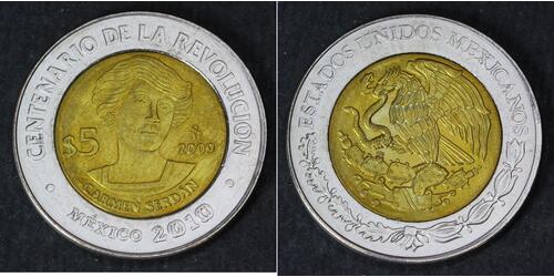 5 Песо Мексика  