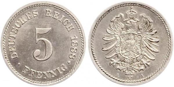 5 Пфенниг Германская империя (1871-1918)  