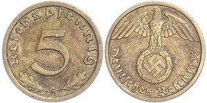 5 Пфенниг Третий рейх (1933-1945)  