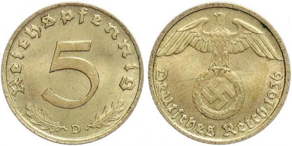 5 Пфенниг Третий рейх (1933-1945)  
