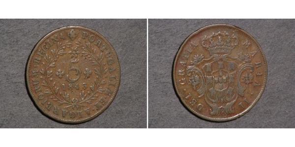 5 Рейс Королевство Португалия (1139-1910) / Азорские о-ва Медь 