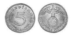 5 Рейхспфенниг Третий рейх (1933-1945) Бронза/Алюминий 