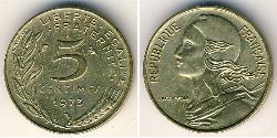 5 Сантім French Fifth Republic (1958 - ) Бронза/Алюміній 