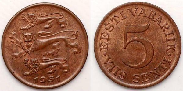 5 Сент Естонія (1991 - )  
