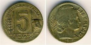 5 Сентаво Аргентинская Республика (1861 - ) Алюминий/Бронза 