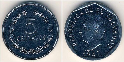 5 Сентаво Сальвадор Нержавеющая сталь 