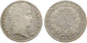 5 Франк Первая Французская империя (1804-1814) Серебро Наполеон I(1769 - 1821)