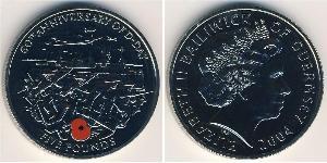 5 Фунт Гернси Никель/Медь 
