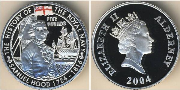 5 Фунт Велика Британія (1922-) Срібло Єлизавета II (1926-2022)