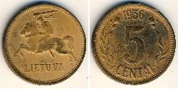 5 Cent Lituania (1991 - ) Bronce 