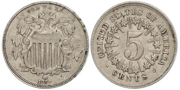 5 Цент США (1776 - )  