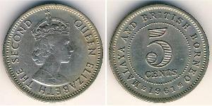 5 Цент Малайская Федерация (1948 - 1963) Никель/Медь 