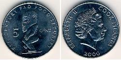 5 Цент Острова Кука Никель/Медь Елизавета II (1926-2022)