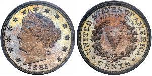 5 Цент США (1776 - ) Никель/Медь 