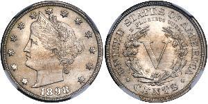 5 Цент США (1776 - ) Никель/Медь 