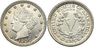 5 Цент США (1776 - ) Никель/Медь 
