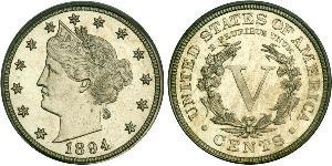 5 Цент США (1776 - ) Никель/Медь 