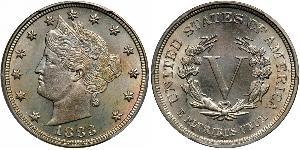 5 Цент США (1776 - ) Никель/Медь 