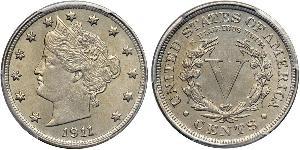 5 Цент США (1776 - ) Никель/Медь 