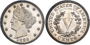 5 Цент США (1776 - ) Никель/Медь 