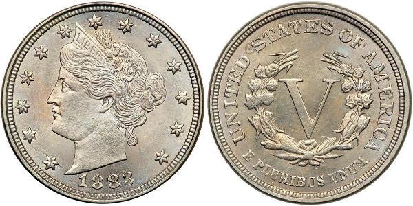 5 Цент США (1776 - ) Никель/Медь 