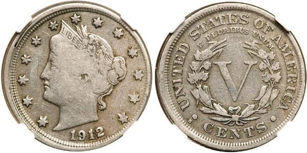 5 Цент США (1776 - ) Никель/Медь 