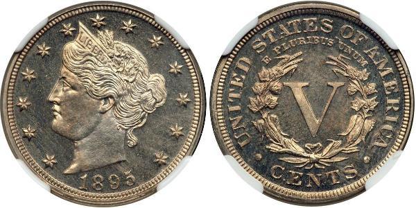 5 Цент США (1776 - ) Никель/Медь 