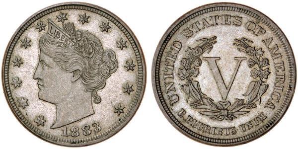 5 Цент США (1776 - ) Никель/Медь 