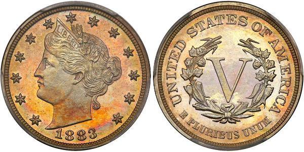 5 Цент США (1776 - ) Никель/Медь 