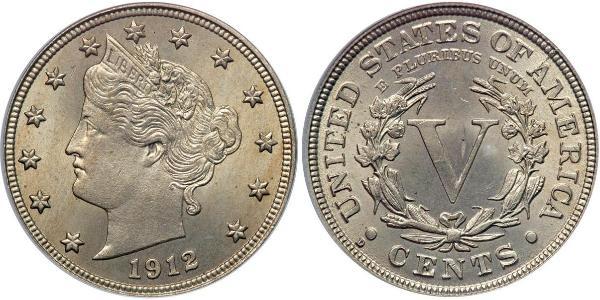5 Цент США (1776 - ) Никель/Медь 