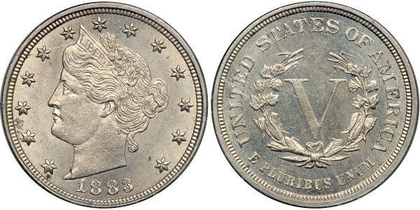 5 Цент США (1776 - ) Никель/Медь 