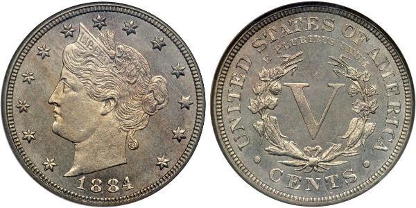 5 Цент США (1776 - ) Никель/Медь 