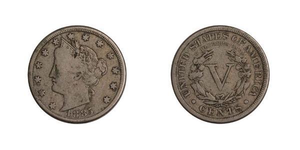 5 Цент США (1776 - ) Никель/Медь 