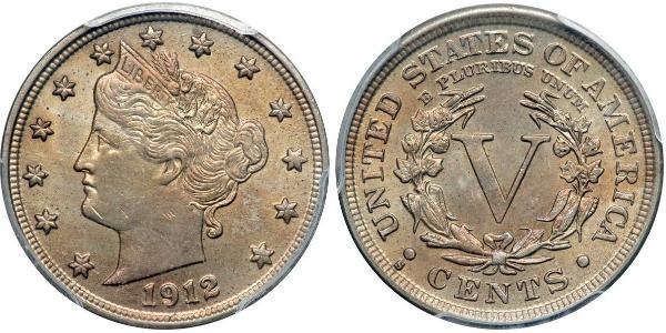 5 Цент США (1776 - ) Никель/Медь 