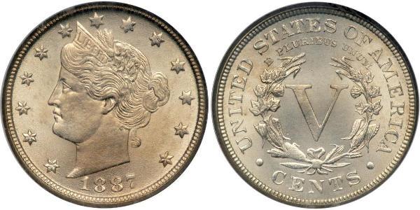 5 Цент США (1776 - ) Никель/Медь 