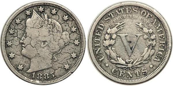 5 Цент США (1776 - ) Никель/Медь 