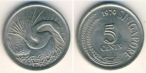 5 Цент Сингапур Никель/Медь 