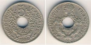 5 Цент Французький Индокитай (1887-1954) Нікель/Бронза 