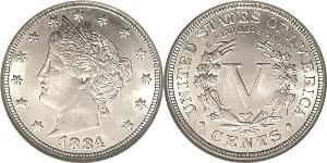 5 Цент США (1776 - ) Нікель/Мідь 