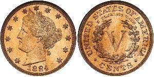5 Цент США (1776 - ) Нікель/Мідь 