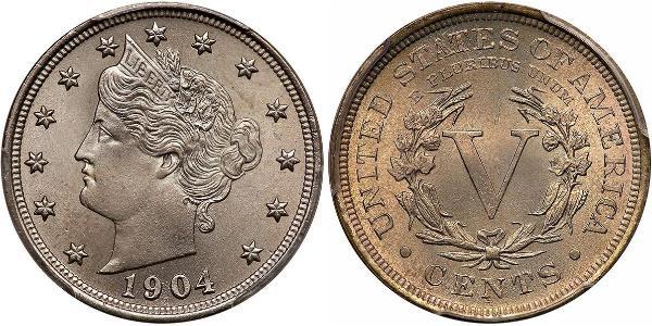 5 Цент США (1776 - ) Нікель/Мідь 