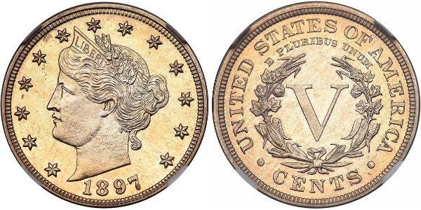 5 Цент США (1776 - ) Нікель/Мідь 
