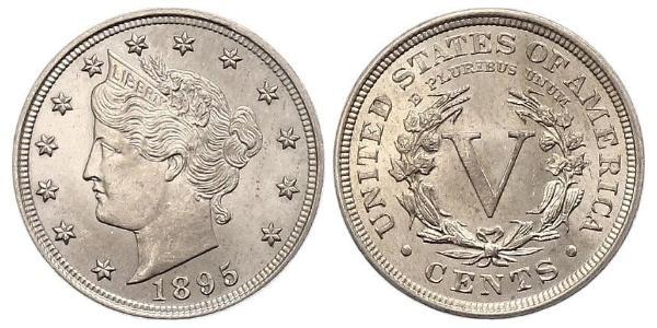 5 Цент США (1776 - ) Нікель/Мідь 