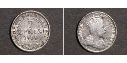 5 Цент Канада Серебро Эдуард VII (1841-1910)