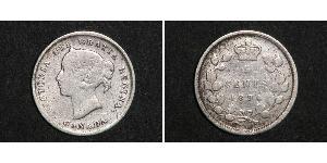 5 Цент Канада Серебро Виктория (1819 - 1901)
