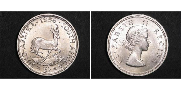 5 Шиллинг Южно-Африканская Республика Серебро Елизавета II (1926-2022)