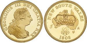 5 Шилінг Австралія (1788 - 1939) Золото Георг III (1738-1820)