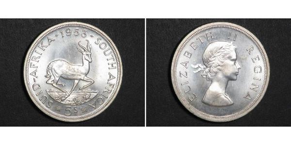 5 Шилінг Південно-Африканська Республіка Срібло Єлизавета II (1926-2022)