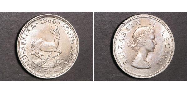 5 Шилінг Південно-Африканська Республіка Срібло Єлизавета II (1926-2022)