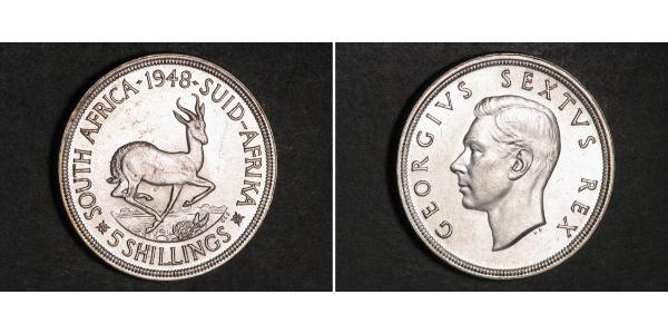 5 Шилінг Південно-Африканська Республіка Срібло Георг VI (1895-1952)